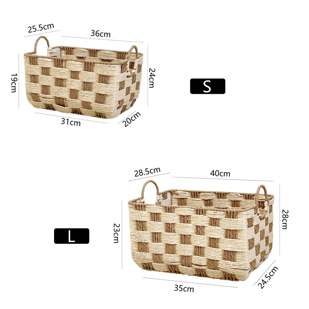 Basket with decorative honeycomb design Kalsten