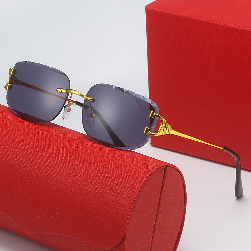 Ladies Designer Sunglasses with uniquely shaped frame and UV protection Kalsten