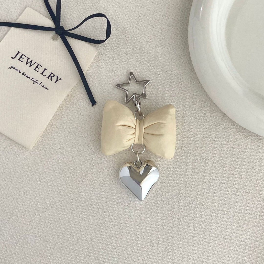 Bow-Shaped Charm Keychain Kalsten