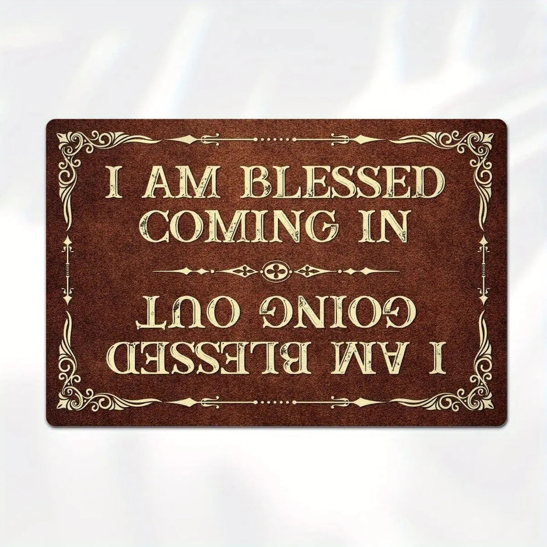 Decorative Bee-Themed Kitchen Mat