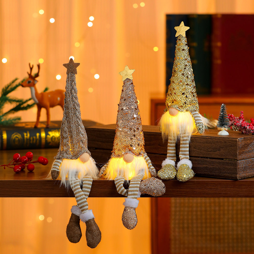 LED Light-Up Holiday Gnome Decoration Kalsten