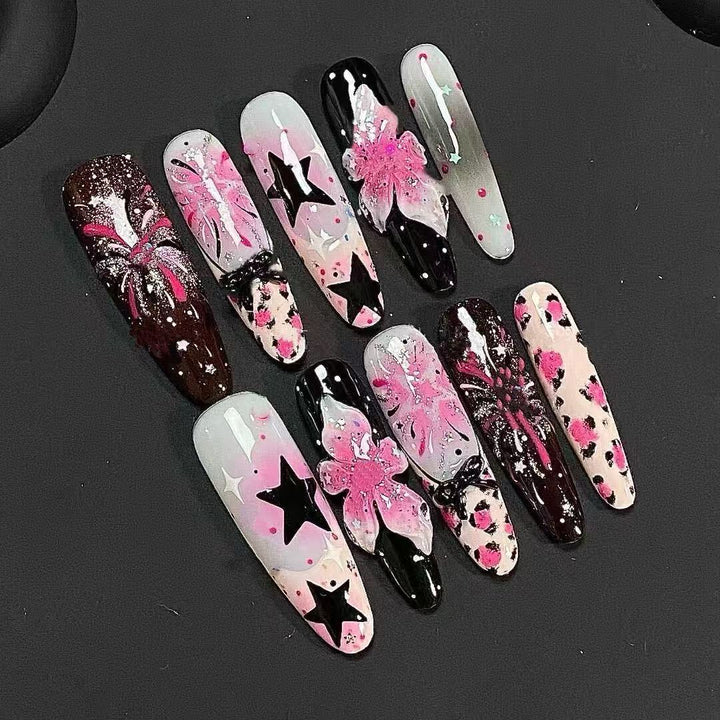 Stiletto Press-On Nail Extensions Kalsten
