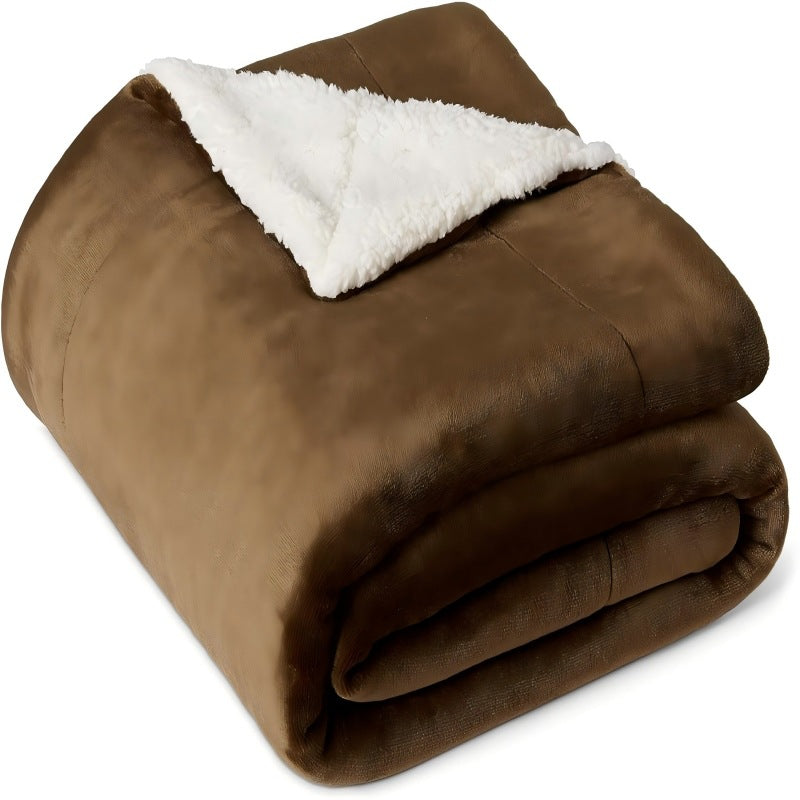 Reversible Plush Sherpa Blanket Kalsten