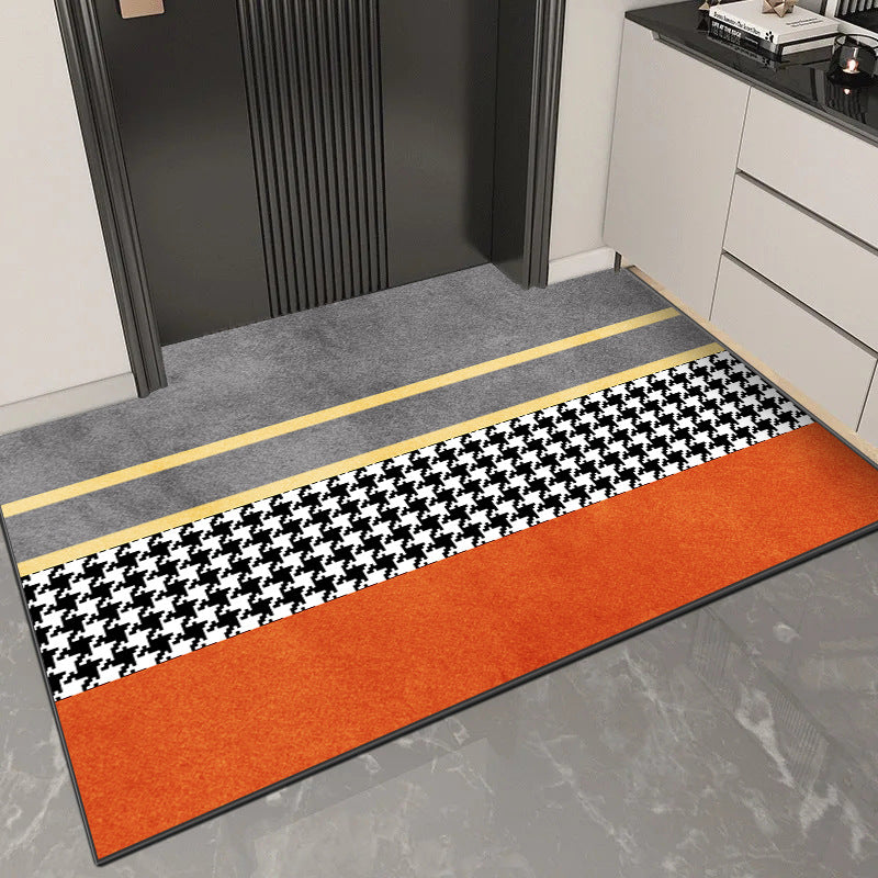 Decorative Half-Circle Entrance Mat
