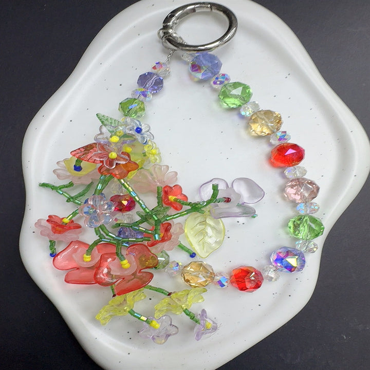 Artistic Floral Charm Keychain Kalsten