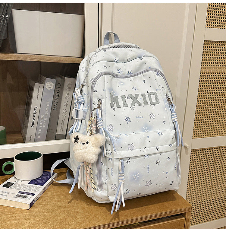 Trendy Illustrated Graphic Backpack Kalsten