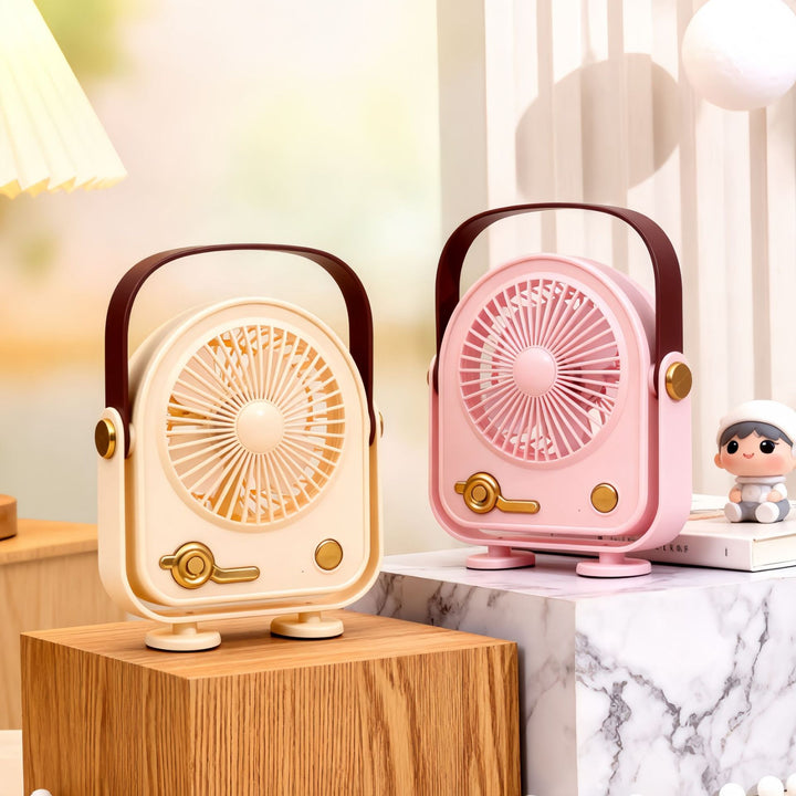 Portable USB Table Fan in Retro Design Kalsten