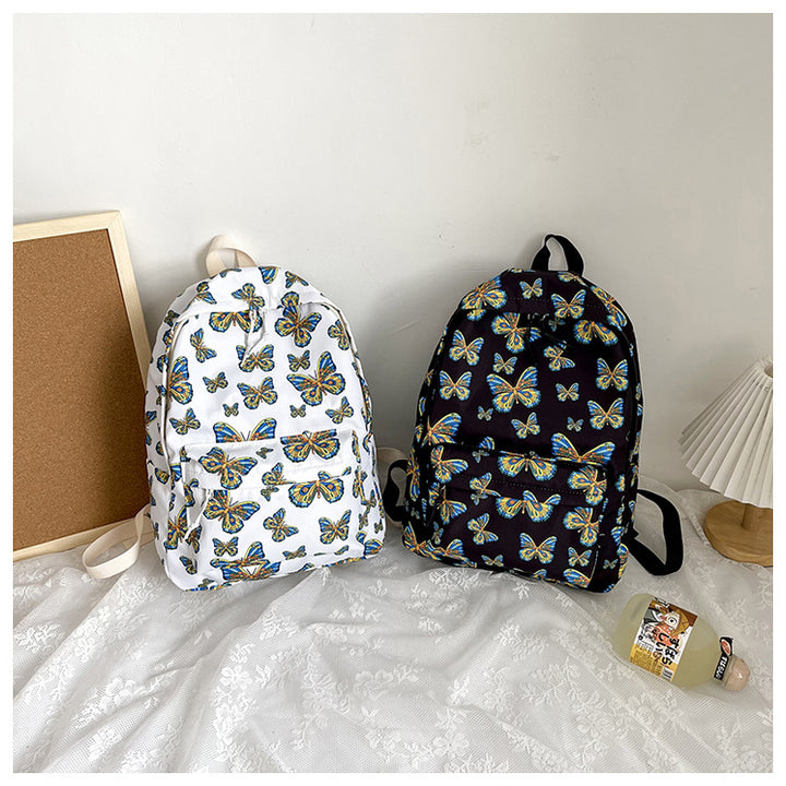 Artistic Butterfly Print Backpack Kalsten