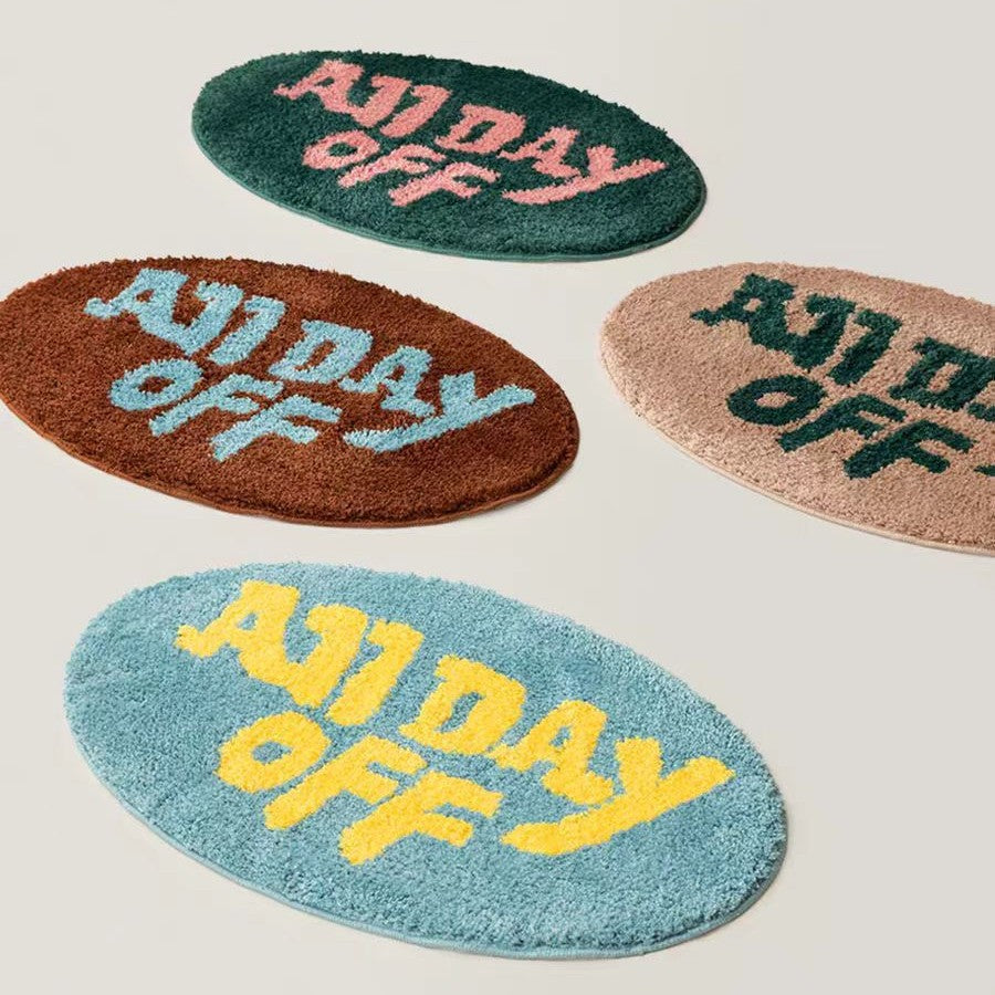 Inspirational Phrase Oval Rug Kalsten