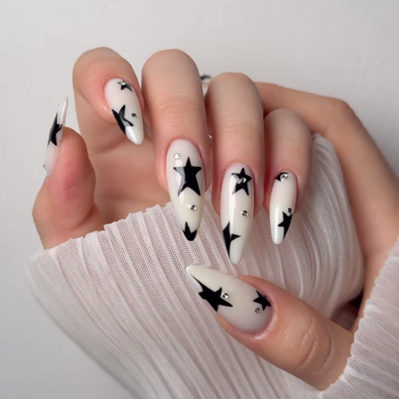 Stylish star design fake nails Kalsten