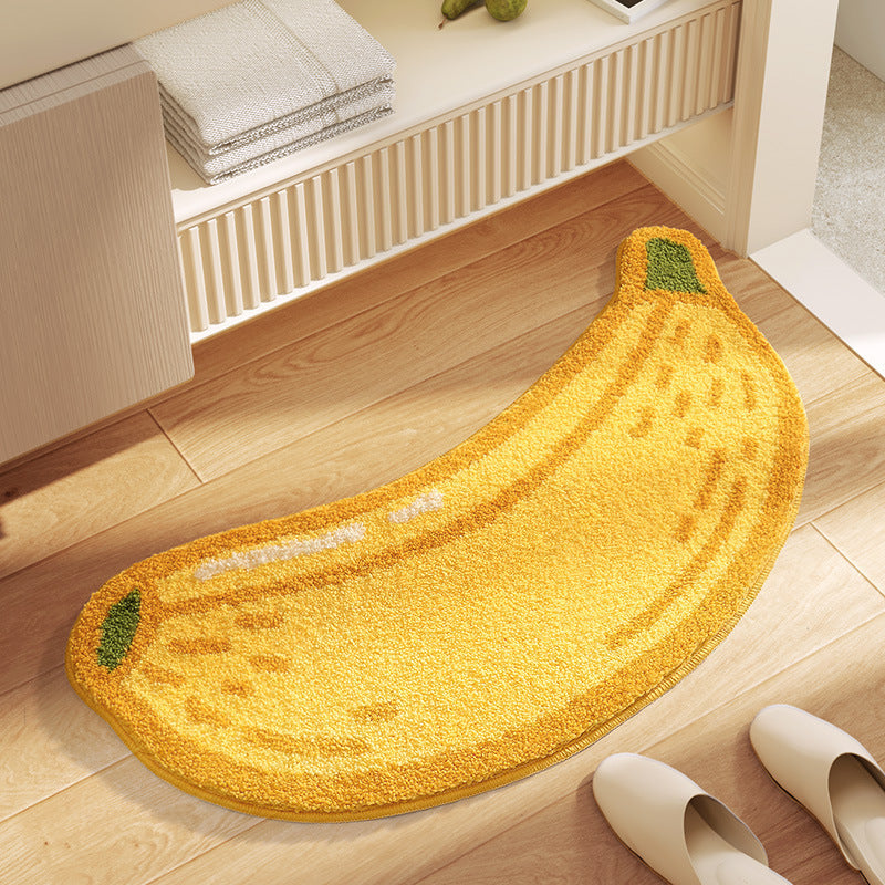 Avocado Shape Plush Bath Mat