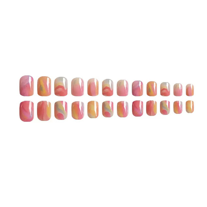 Nail set with marble pattern Kalsten