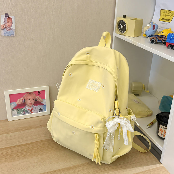 Stylish Floral-Embellished Backpack Kalsten