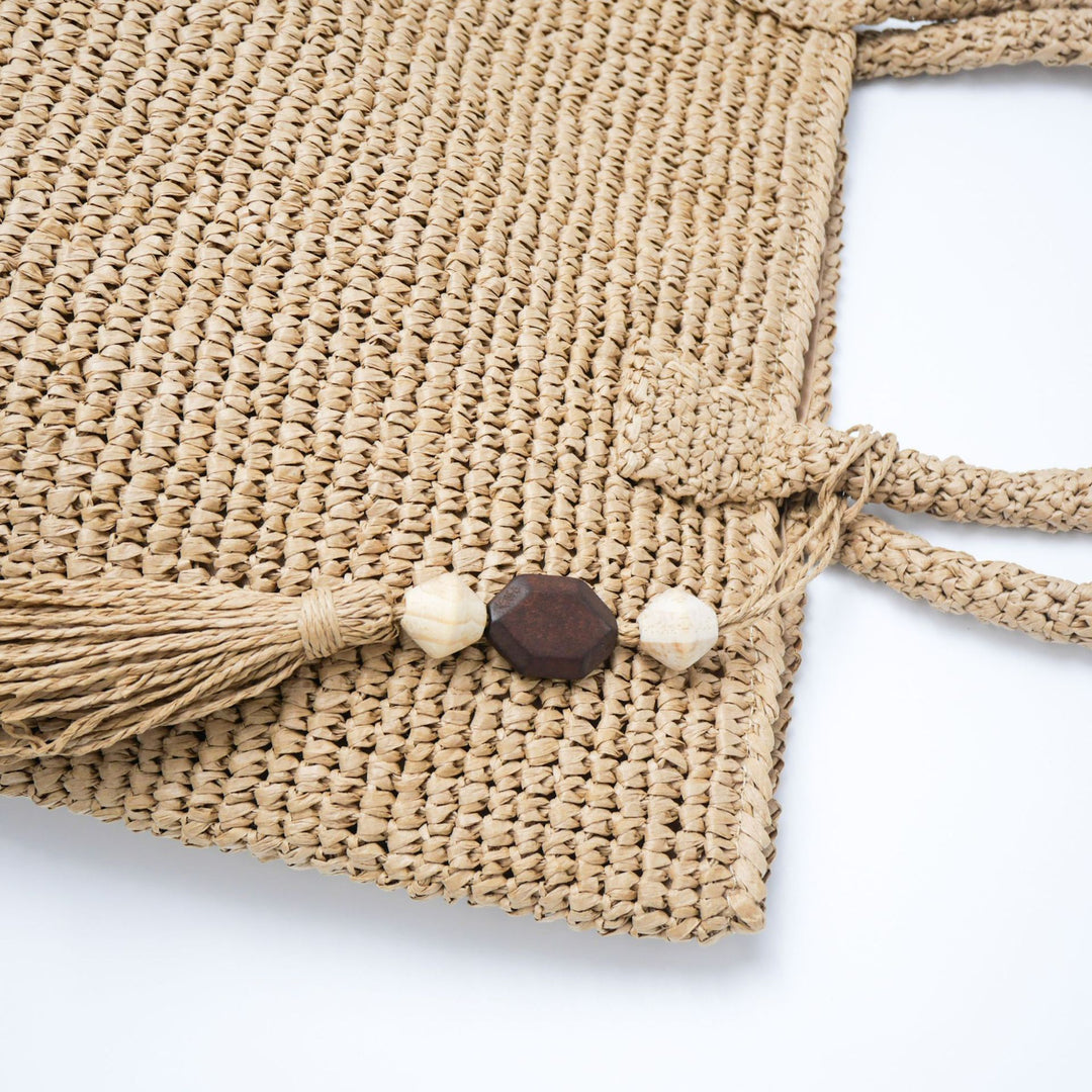 Braided natural material bag Kalsten