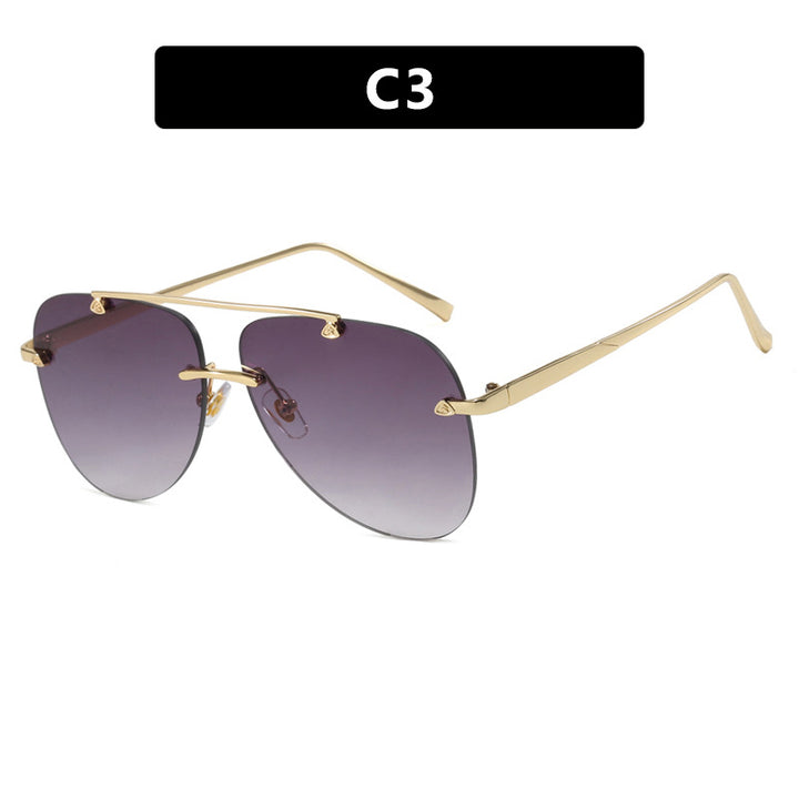 Women's elegant pilot sunglasses with UV protection and reflective lenses Kalsten