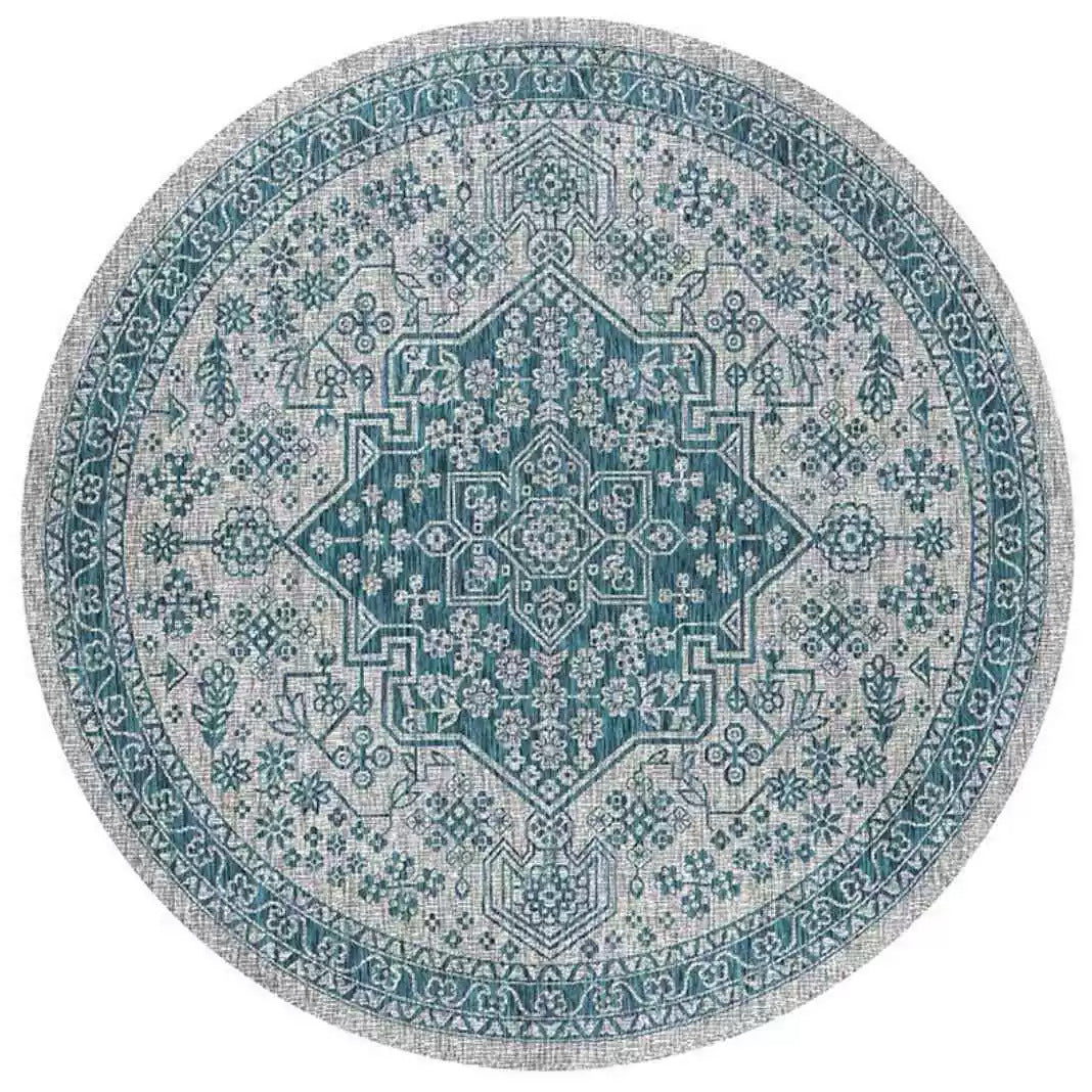 Round Vintage Area Rug