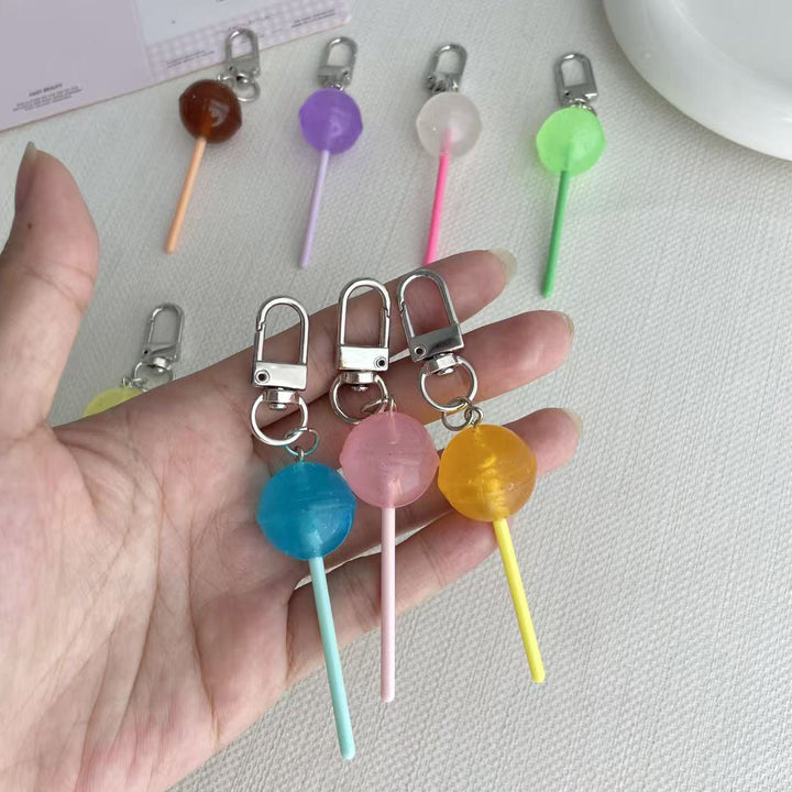 Lollipop-Inspired Charm Keychain Kalsten