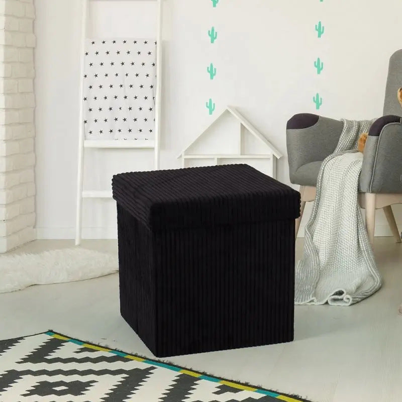 Elegant Upholstered Storage Stool Kalsten