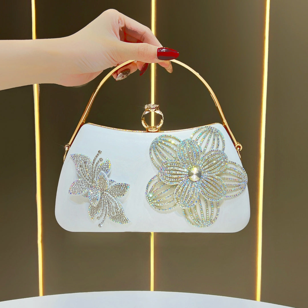 Decorative Floral Evening Handbag