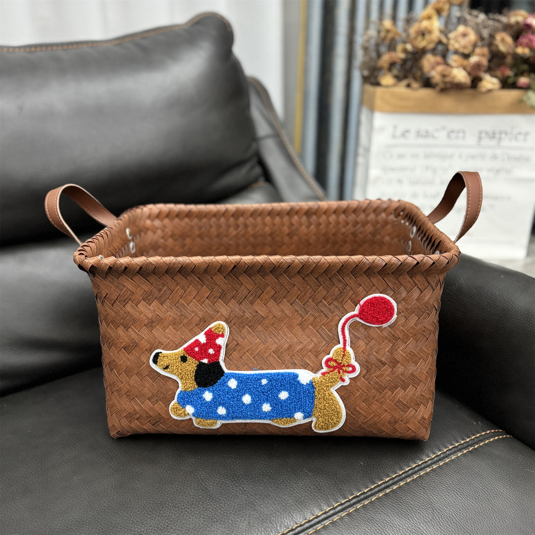 Woven storage basket Kalsten