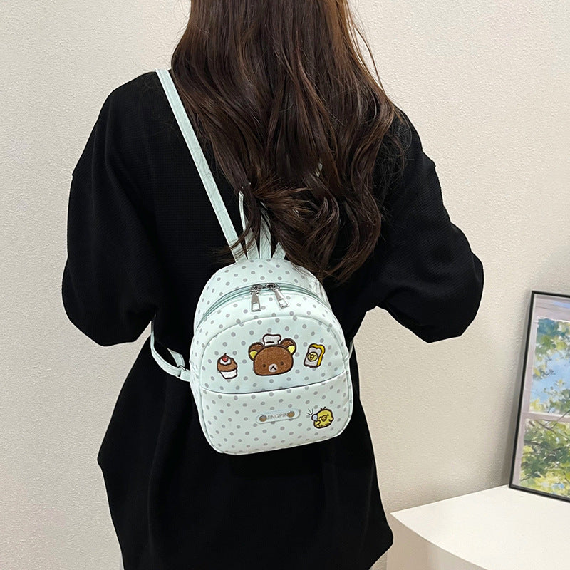 Playful Character-Themed Mini Backpack