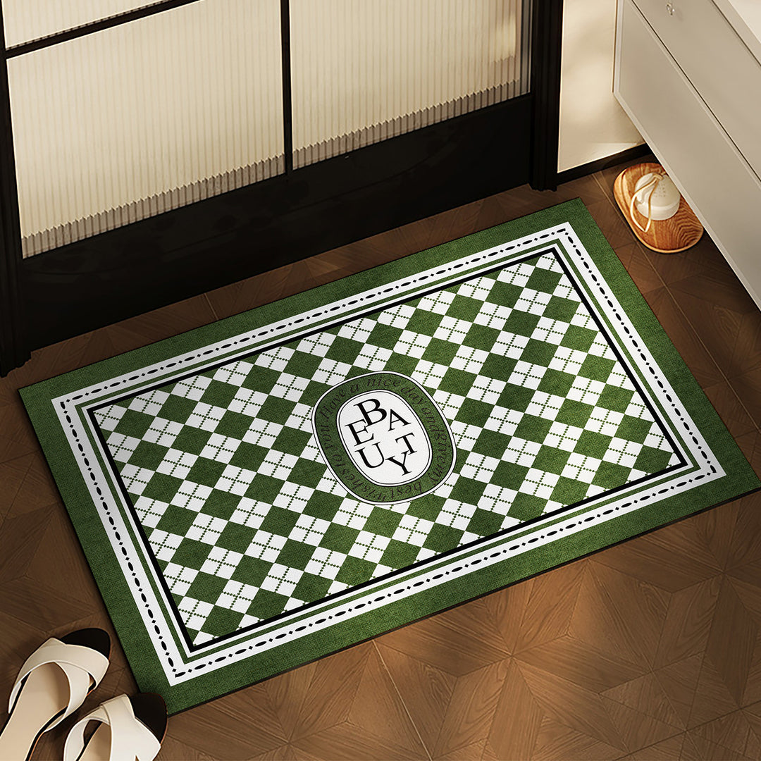 Decorative Engraved Floor Mat
