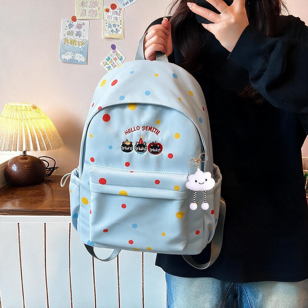 Fun-Themed Polka Dot Backpack Kalsten