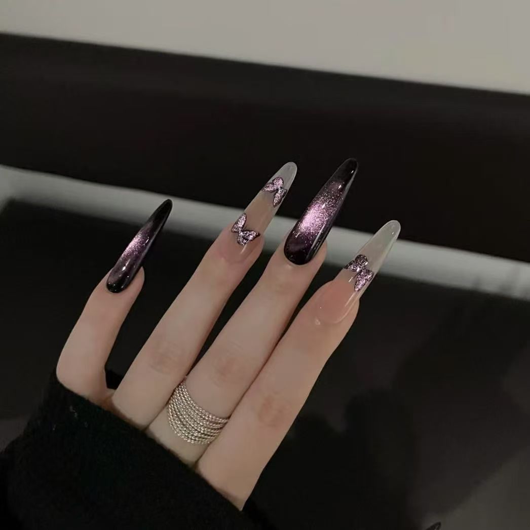 Artistic Butterfly Nail Art Extensions