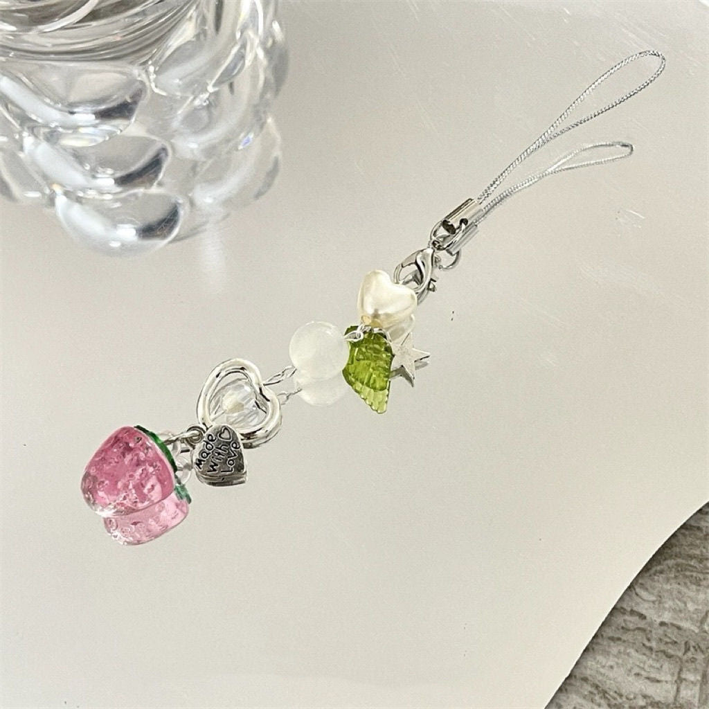 Decorative Fruit-Themed Charm Strap Kalsten