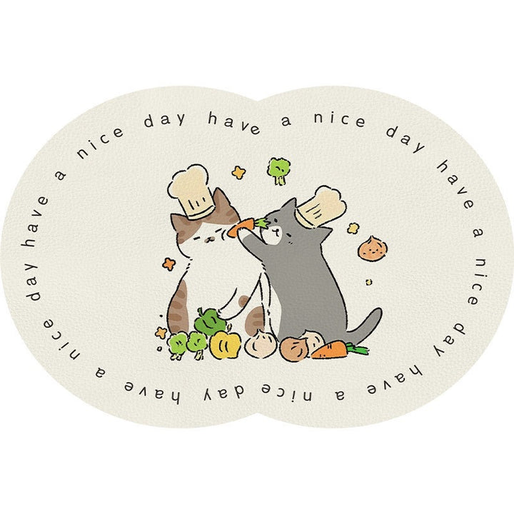 Cute Cartoon Pet-Themed Mat Kalsten