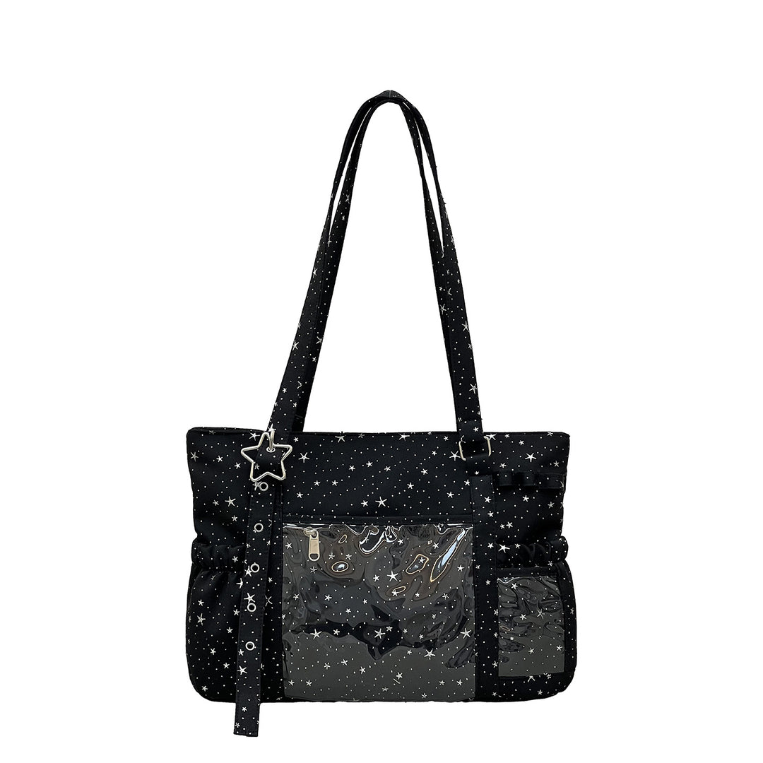 Star-Embellished Utility Tote