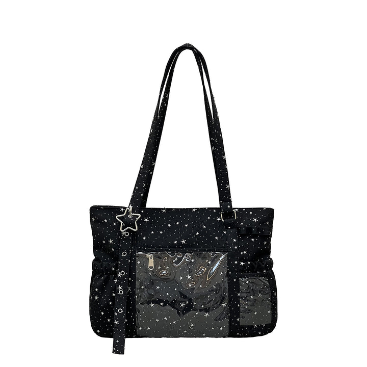 Star-Embellished Utility Tote