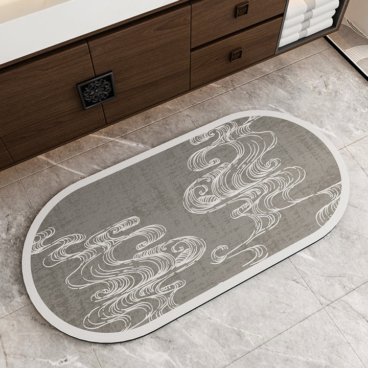Decorative Bathroom Runner Mat Kalsten