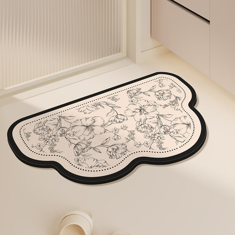 Elegant Minimalist Bathroom Mat Kalsten
