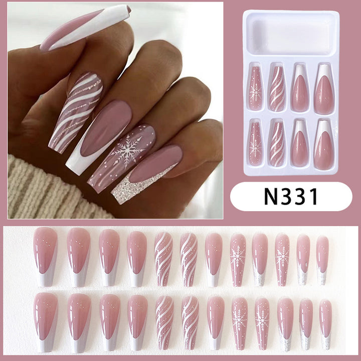 Creative Holiday-Inspired Press-On Nail Set