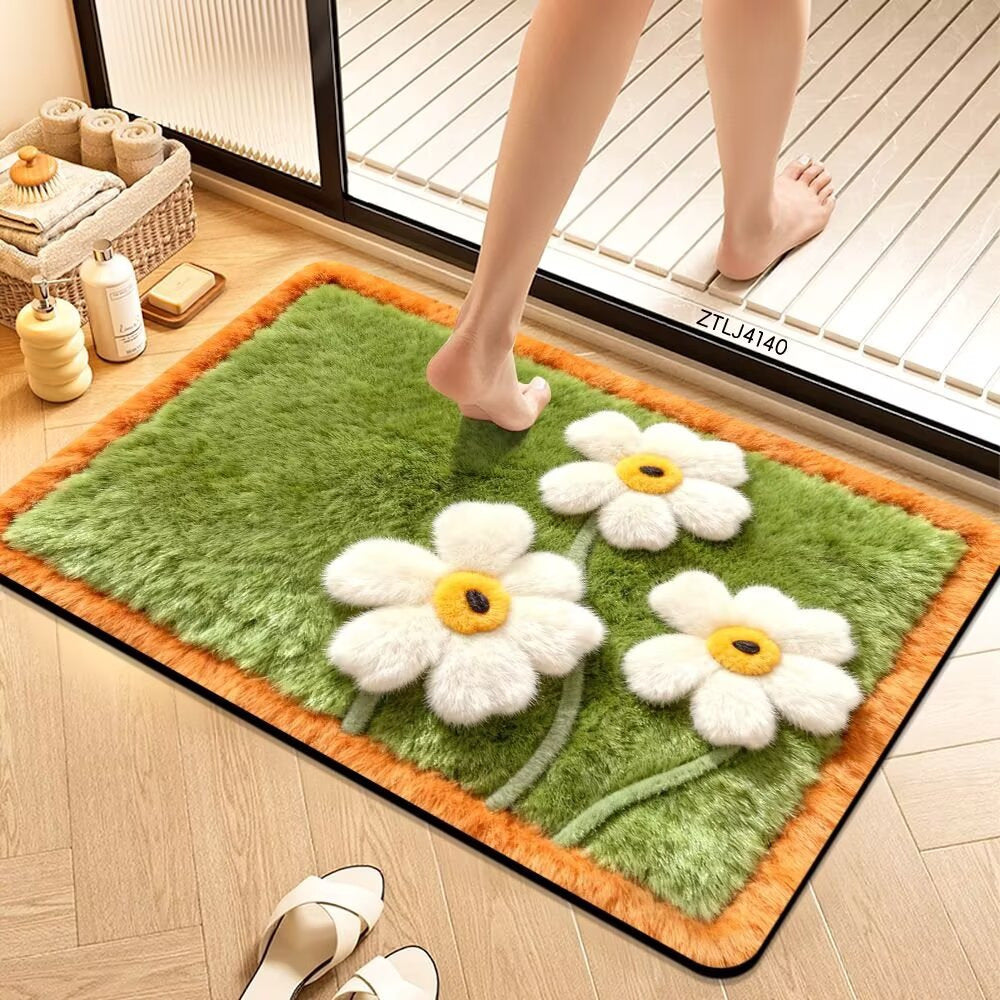 Decorative Bath Mat Kalsten