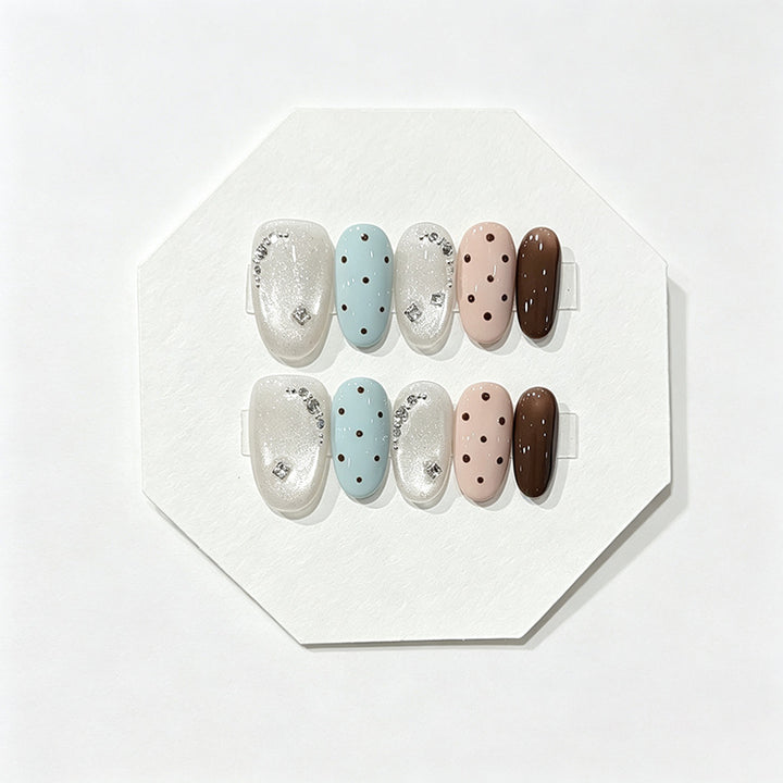 Luxury Decorative Press-On Nail Set Kalsten