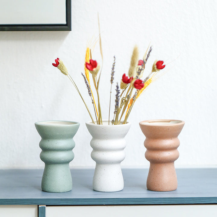 Modern Textured Ceramic Vase Kalsten 1790310284