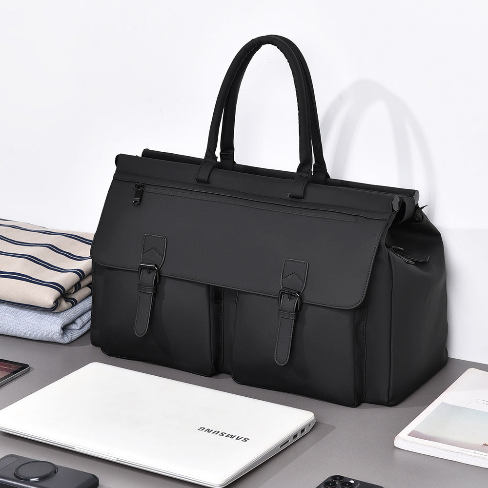 Multi-Compartment Urban Travel Tote
