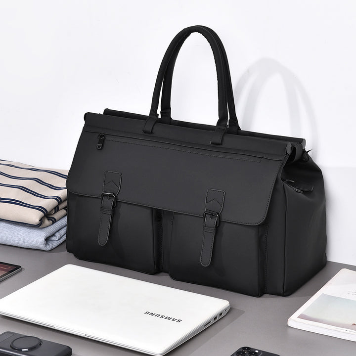 Multi-Compartment Urban Travel Tote