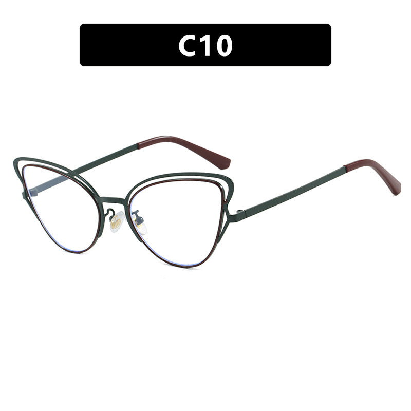 Women's Cat-Eye Glasses with Elegant Metal Frame and Comfortable Fit Kalsten