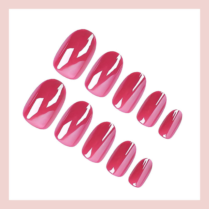 Nail art set with elegant, shiny tips Kalsten