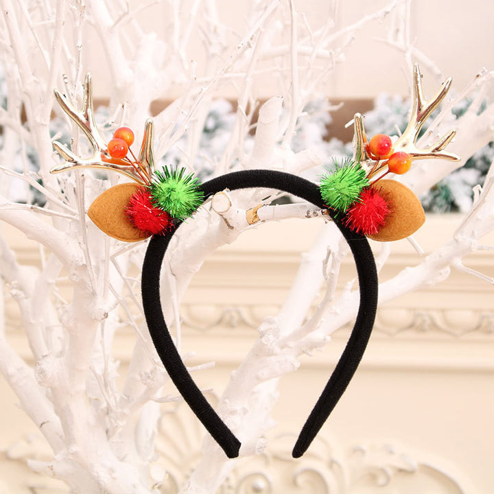 Festive Holiday Antler Headband Kalsten
