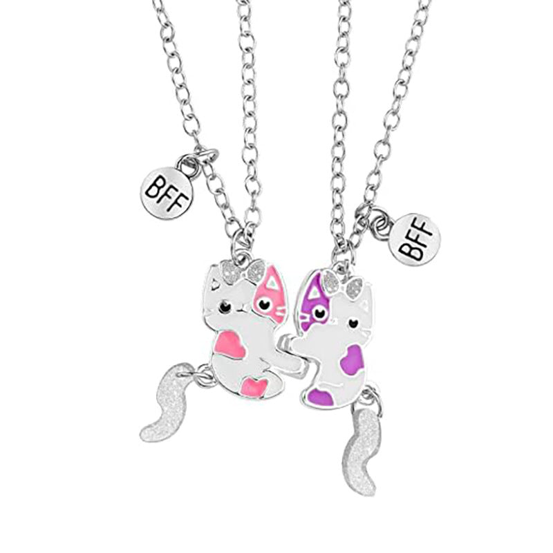 Best Friends Fox Pendant Necklace Kalsten