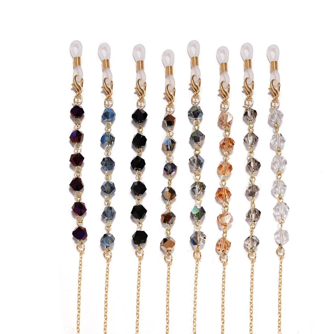 Elegant Crystal Beaded Glasses Chain kalsten