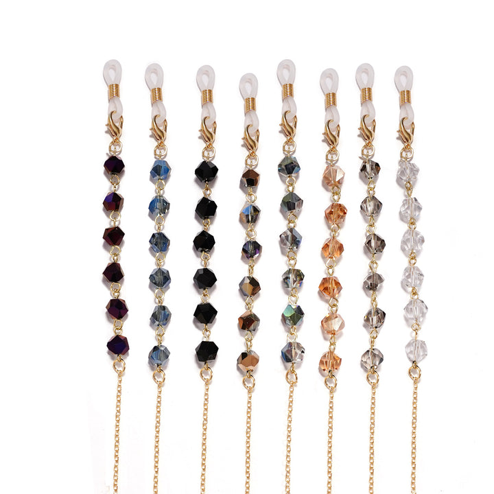 Elegant Crystal Beaded Glasses Chain kalsten