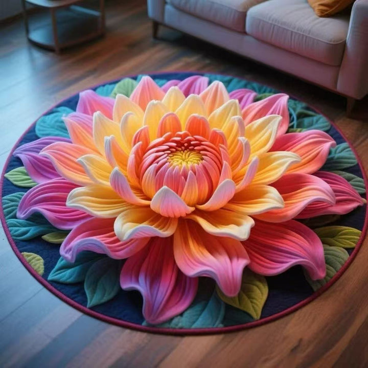 Plush Sunflower Decorative Area Rug Kalsten