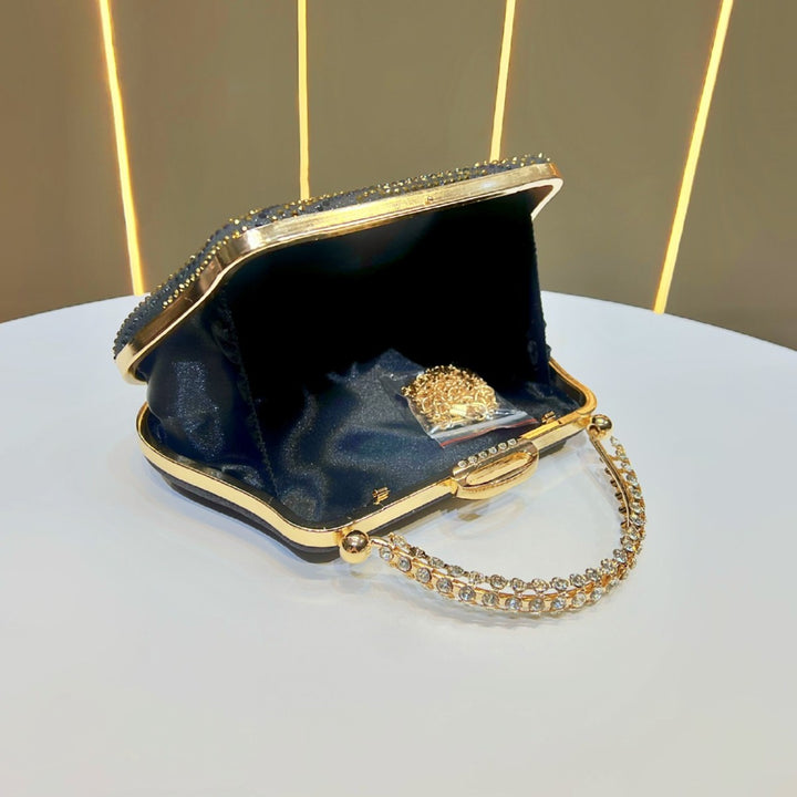 Decorative Rhinestone Evening Handbag