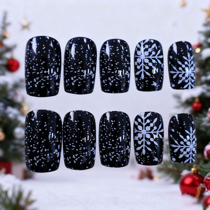 Festive Winter Nail Art Kalsten