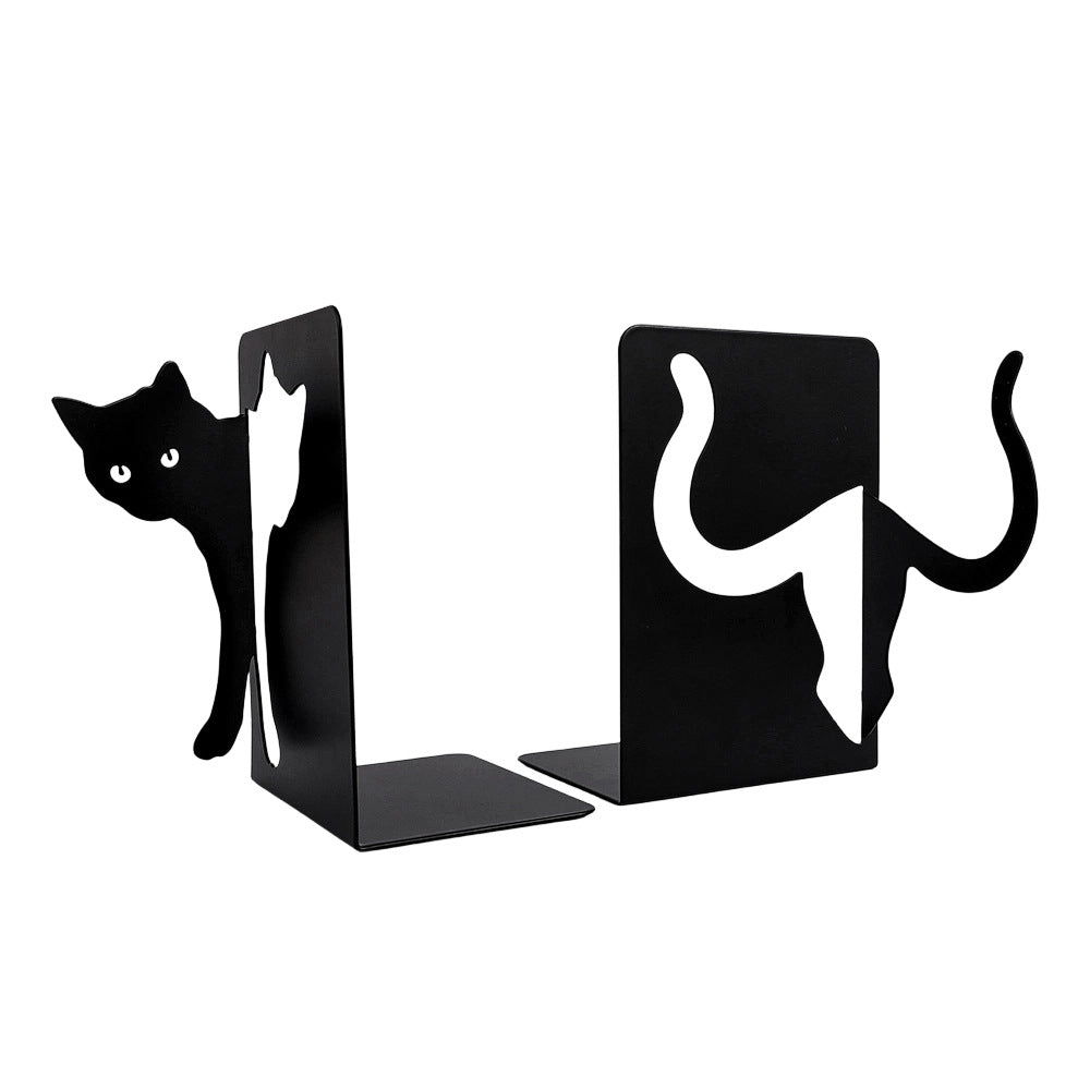 Cat Silhouette Decorative Bookends